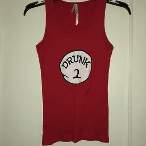 “Drunk 2” tank top